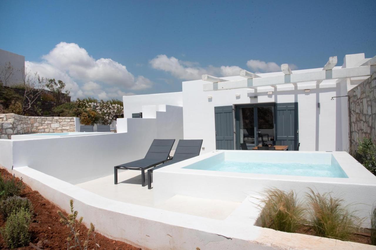 White New 1Bd House With Private Jacuzzi In Isterni Villa Isterni  Bagian luar foto